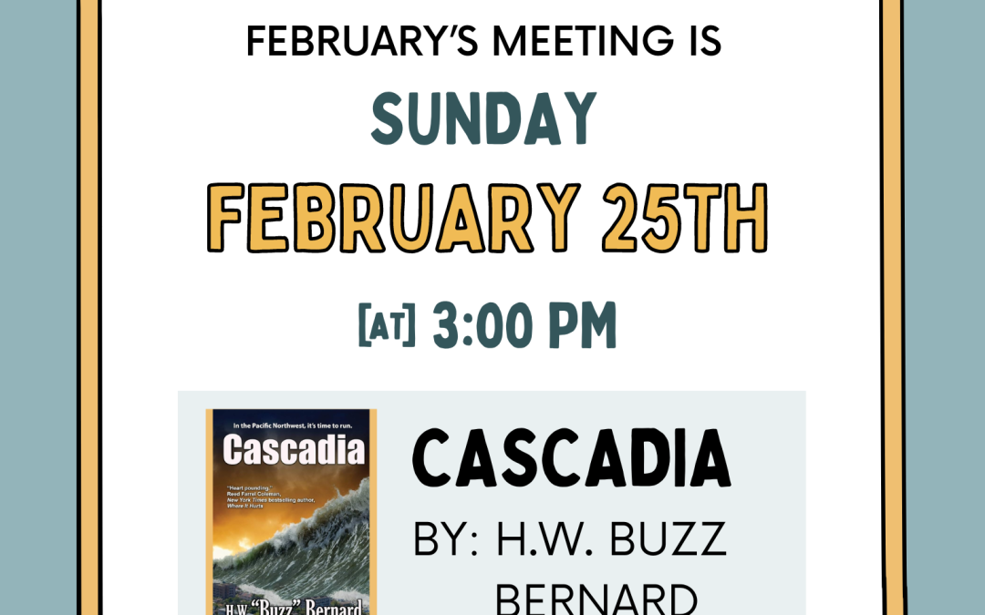 February Book Club: “Cascadia”